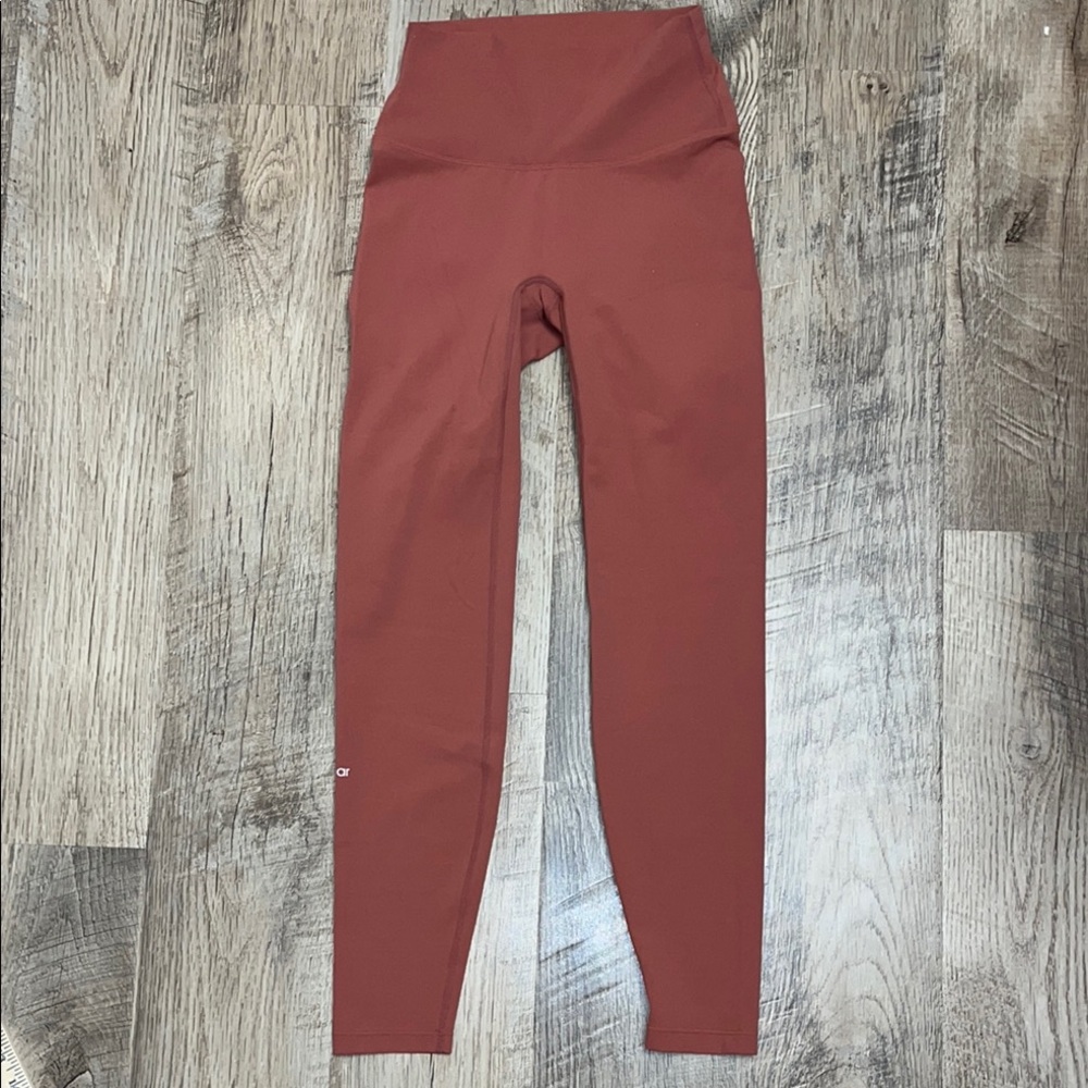 Andar High Waisted Seamless Leggings Rose Clay Workout Athleisure Size 4